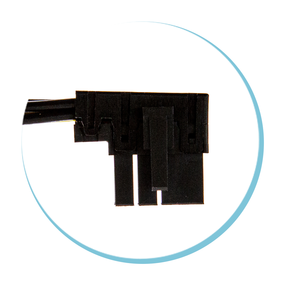 6P PCIE Left Angled Connector